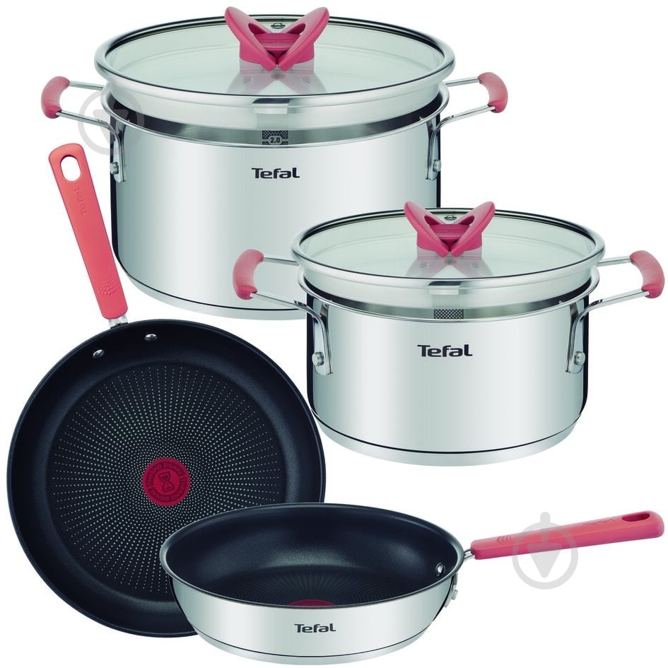 Набір посуду Tefal Opti'Space 6 предметів G720S604 - фото 1