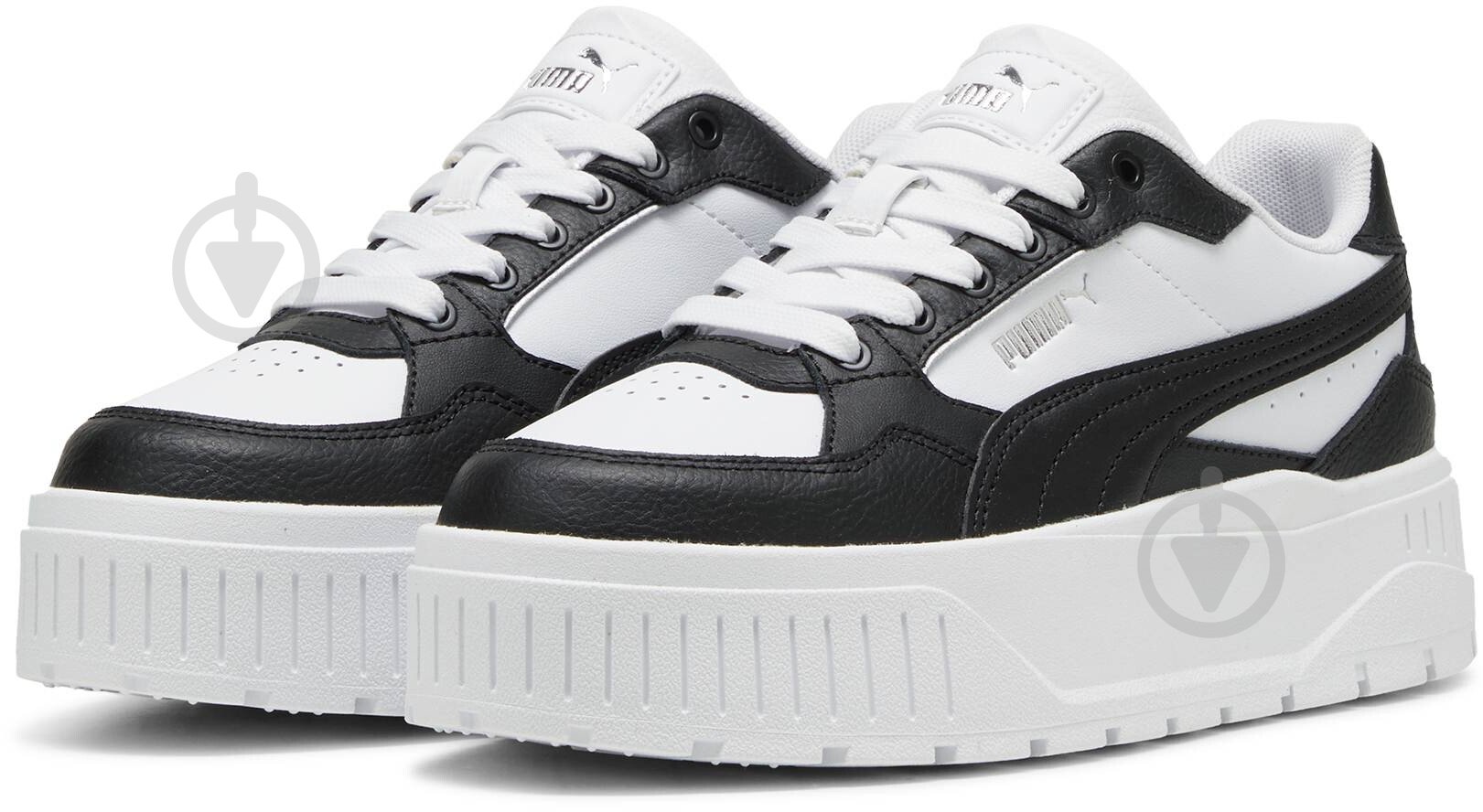 Кросівки жіночі Puma KARMEN II IDOL 39746103 р.40,5 білі із чорним - фото 3 Кросівки жіночі Puma KARMEN II IDOL 39746103 р.40,5 білі із чорним - фото 3