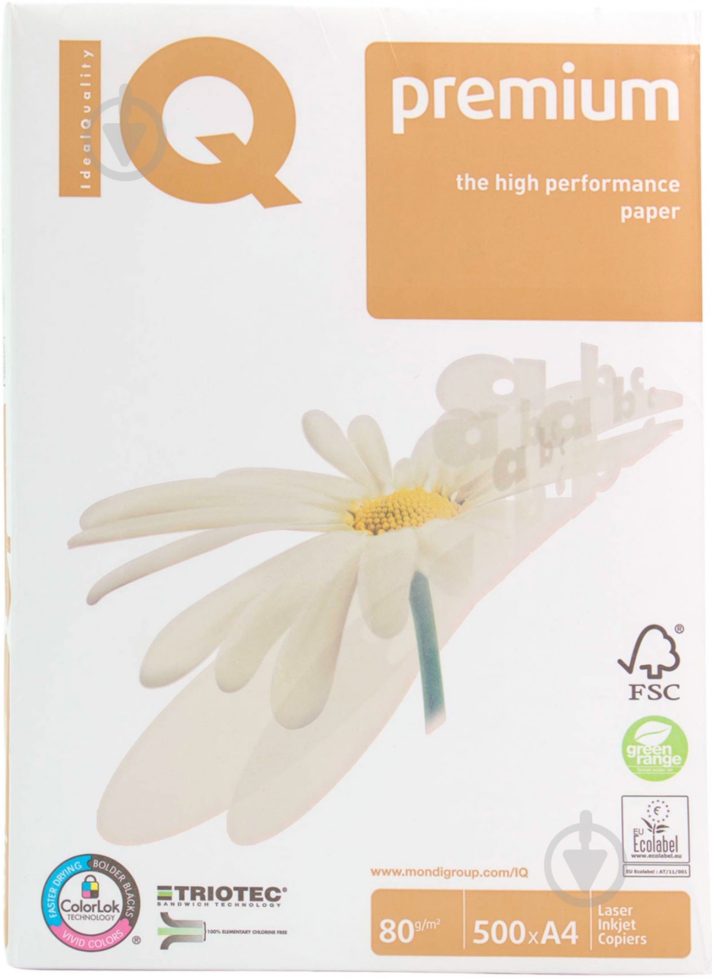 Бумага офисная IQ A4 80 г/м белый 500 листов - фото 2 Бумага офисная IQ A4 80 г/м белый 500 листов - фото 2