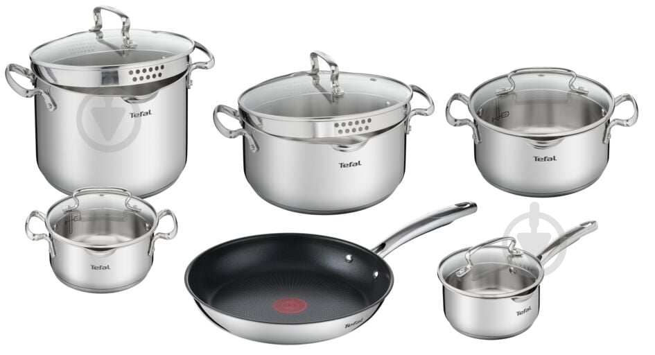 Набір посуду Tefal Duetto+ 11 предметів G732SB55 - фото 1