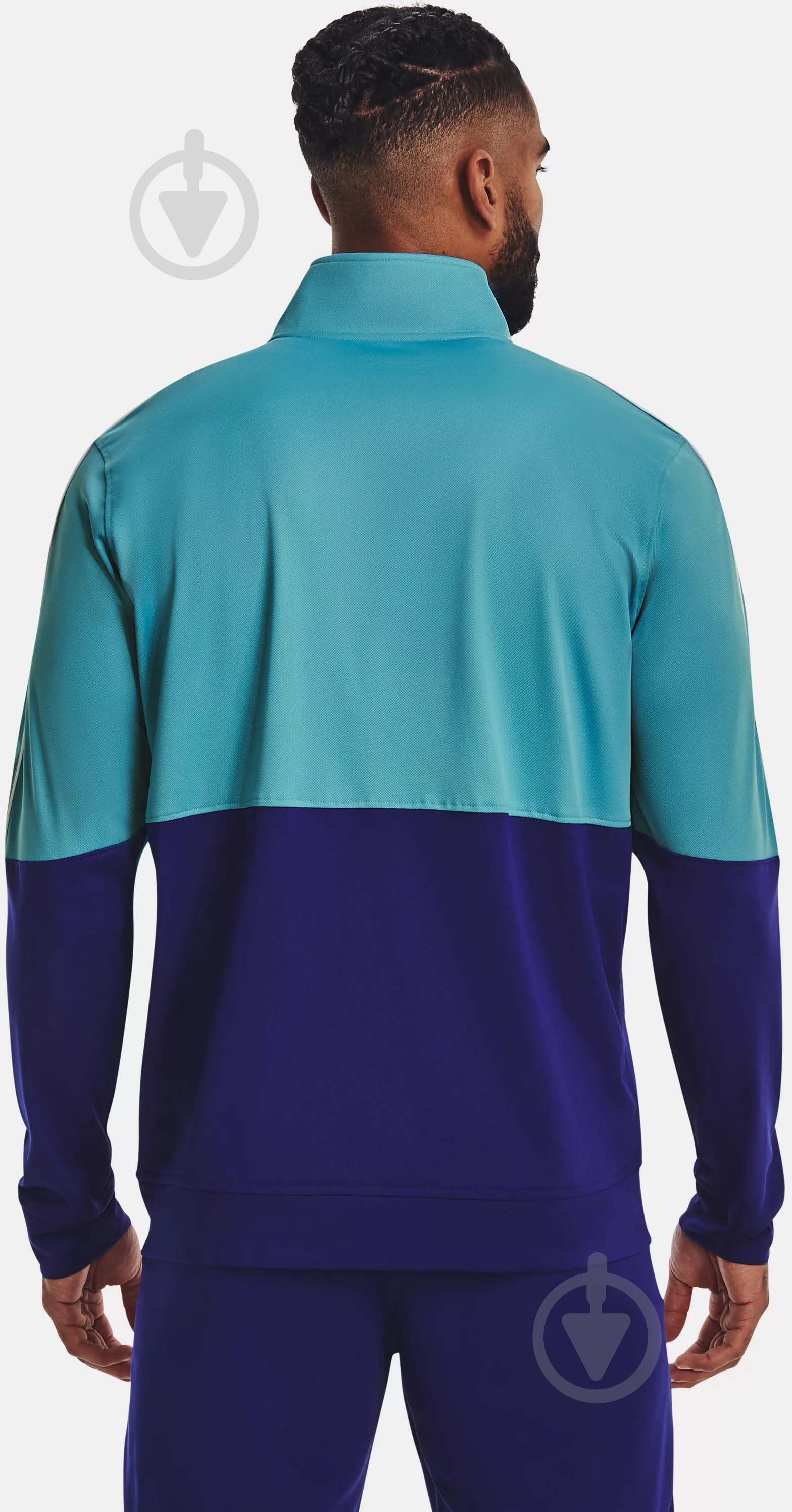 Джемпер Under Armour PIQUE TRACK JACKET 1366202-433 р. M блакитний - фото 2