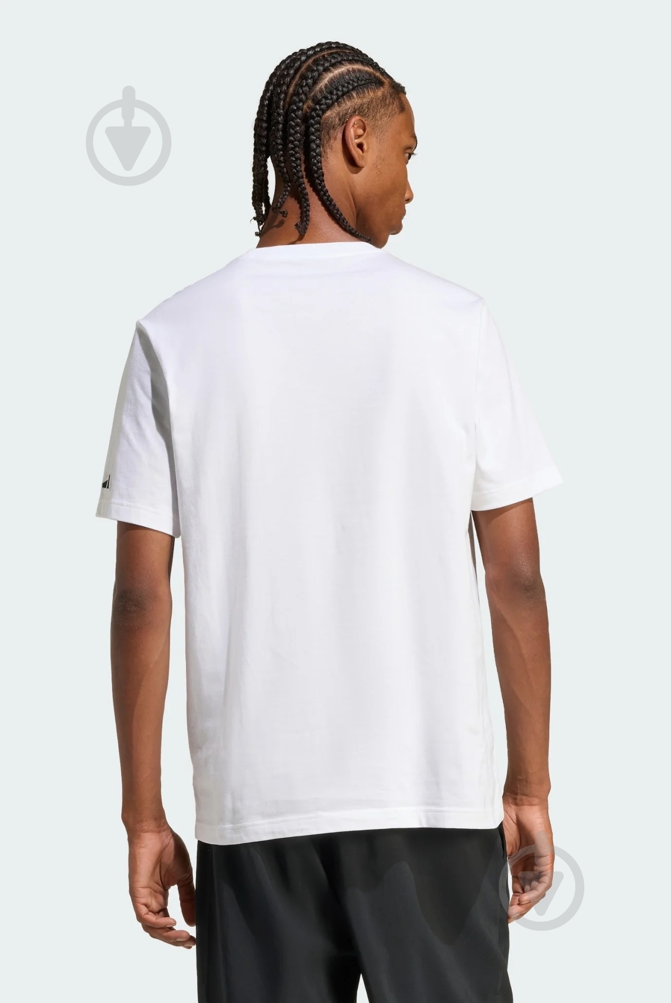 Футболка Adidas M BLANK TEE KD9094 р.L белый - фото 2