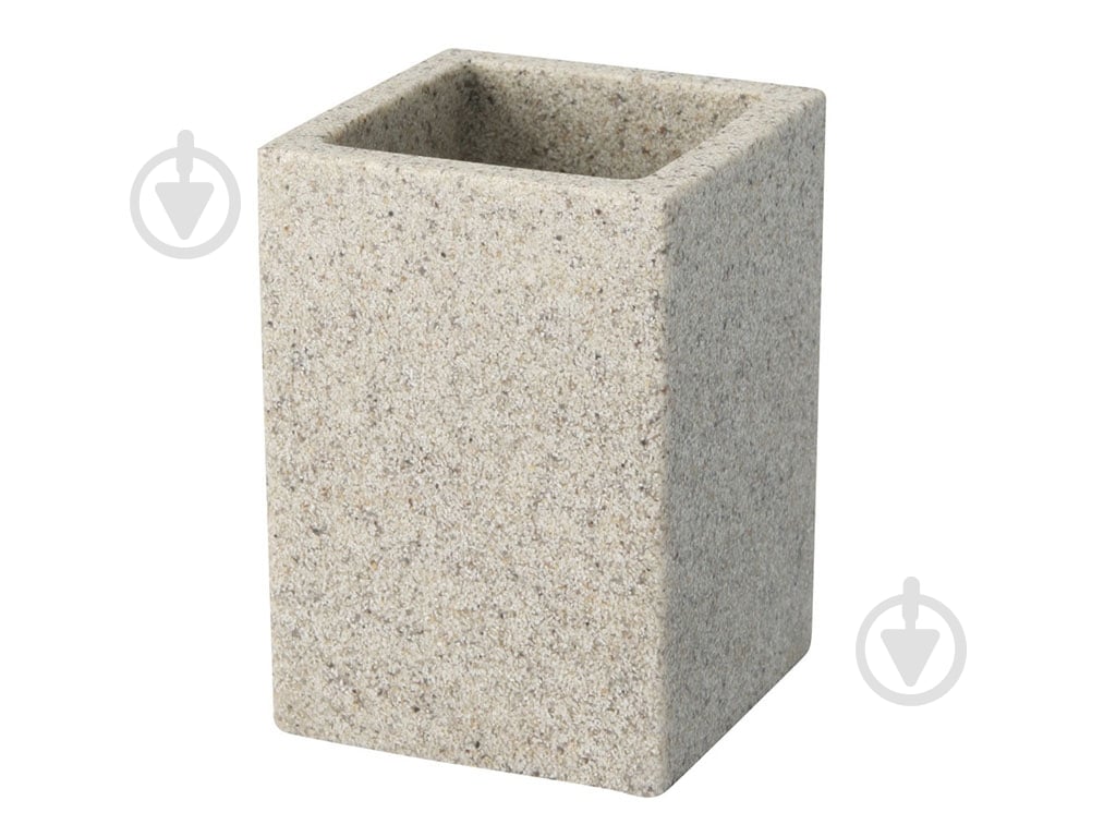 Стакан для зубных щеток Bisk Sand 1596 - фото 1
