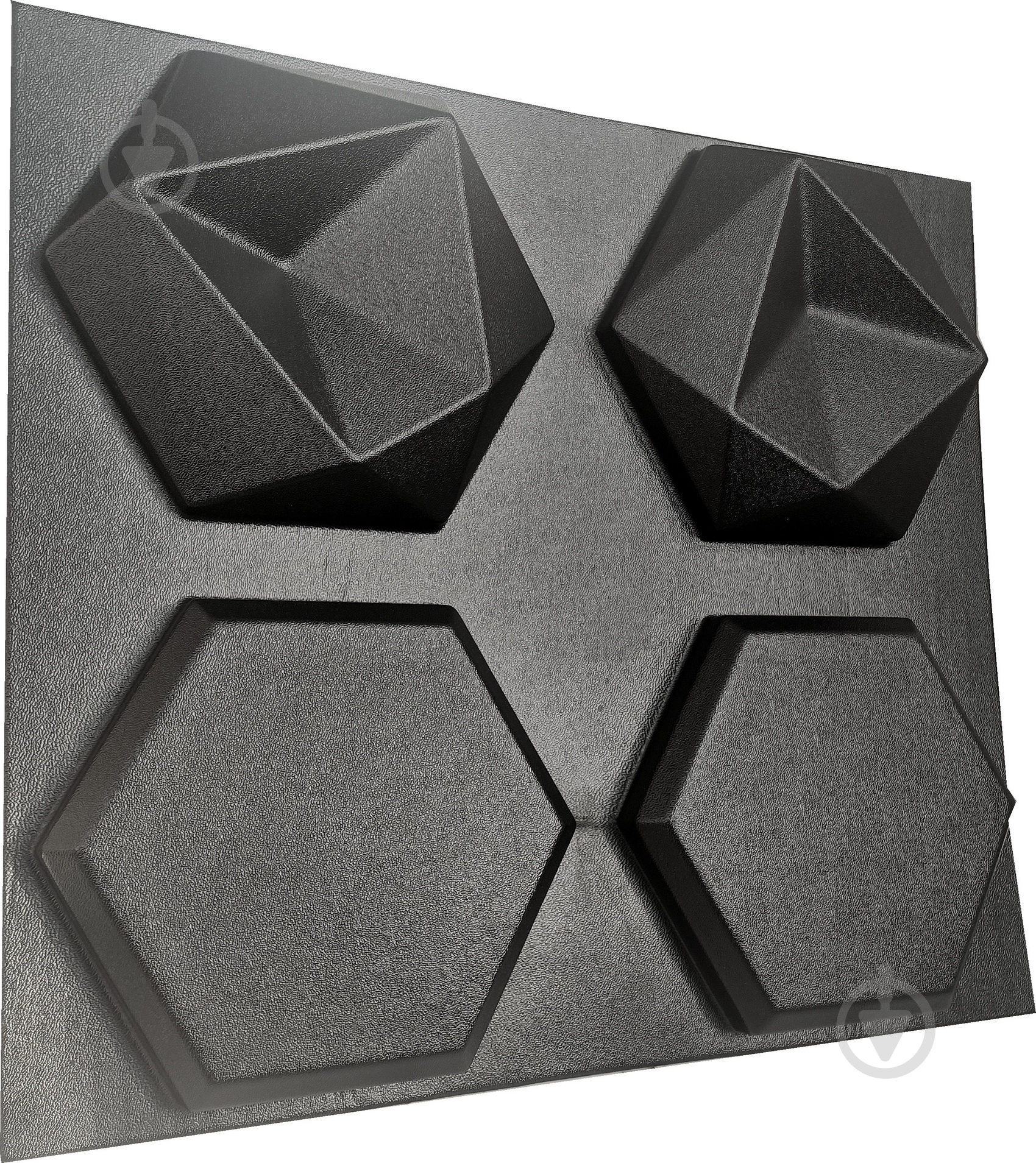 Форма для 3D плитки Pixus 3D Битые соты 425x385 мм - фото 2