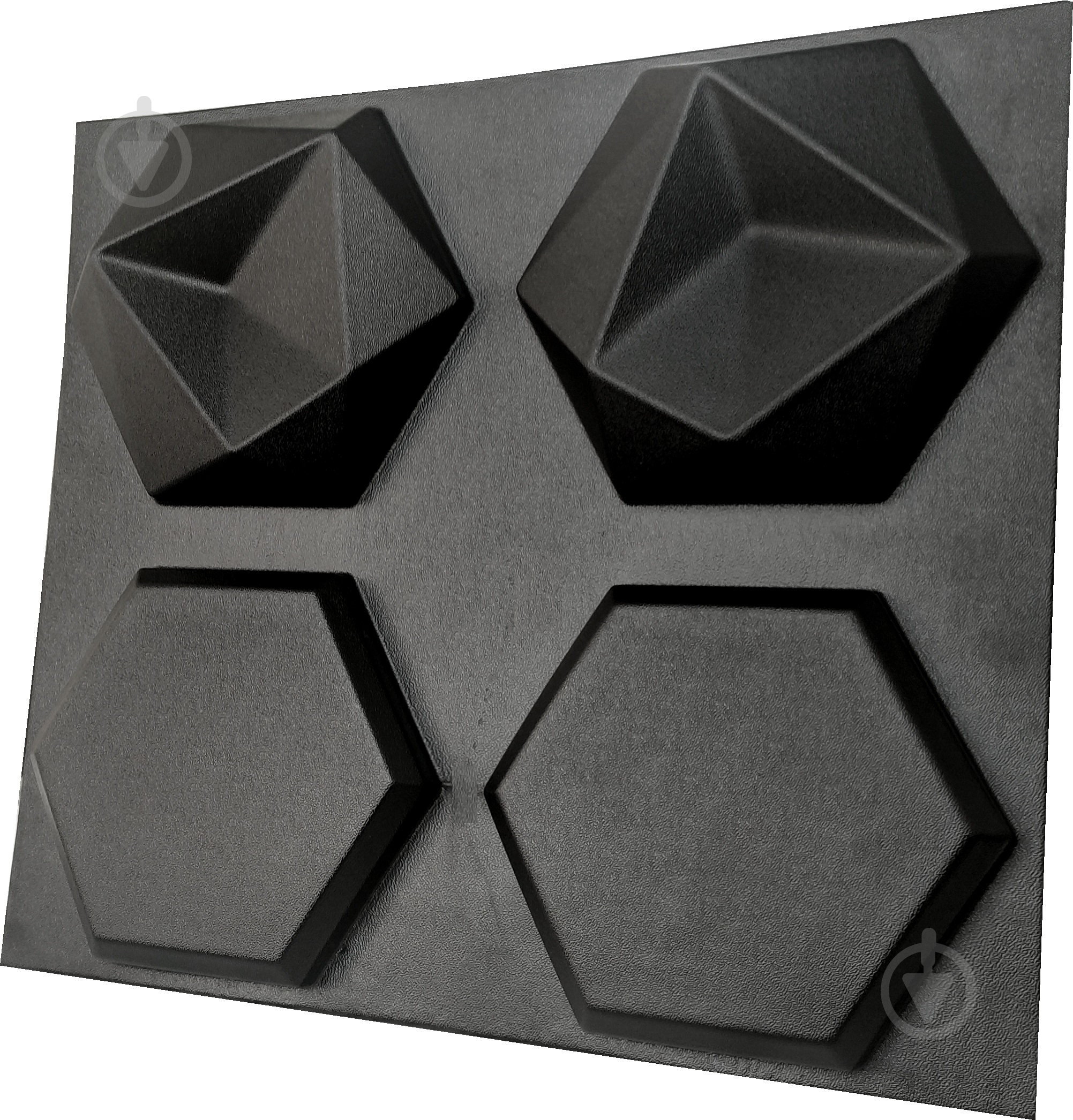 Форма для 3D плитки Pixus 3D Битые соты 425x385 мм - фото 1