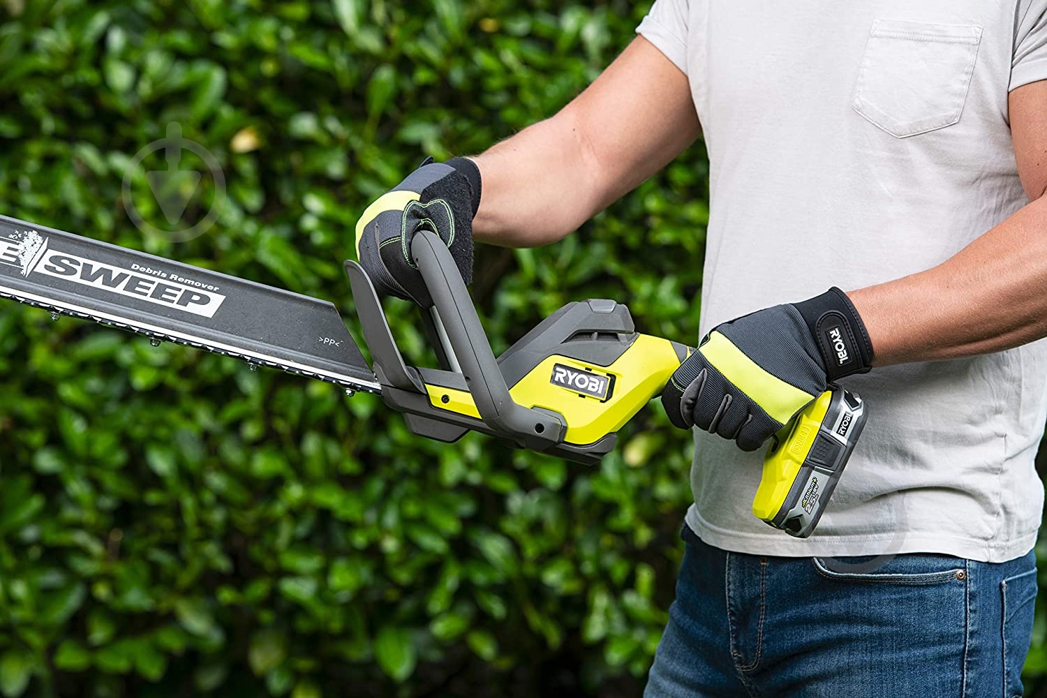 Кусторез аккумуляторный RYOBI RY18HT55A-120 - фото 3 Кусторез аккумуляторный RYOBI RY18HT55A-120 - фото 3