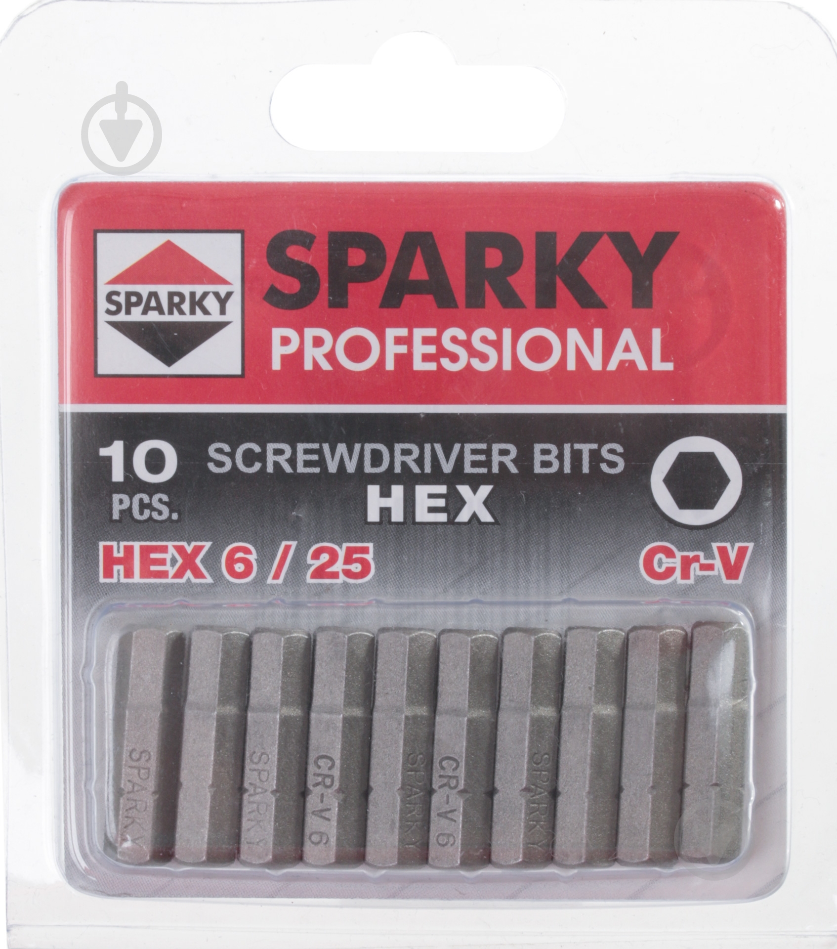 Бита Sparky HEX 6x25 мм 10 шт. 20008721709 - фото 2 Бита Sparky HEX 6x25 мм 10 шт. 20008721709 - фото 2