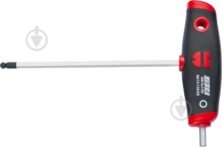 Викрутка WURTH з Т-подібною рукояткою шестигранник з кулькою 6X200 Zebra 061313106 - фото 1 Викрутка WURTH з Т-подібною рукояткою шестигранник з кулькою 6X200 Zebra 061313106 - фото 1