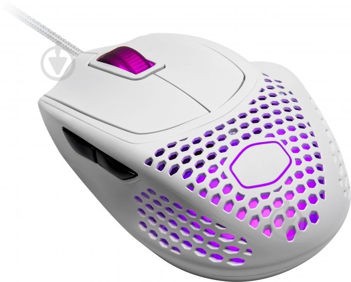 Миша Cooler Master MM720 Matte White (MM-720-WWOL1) - фото 1