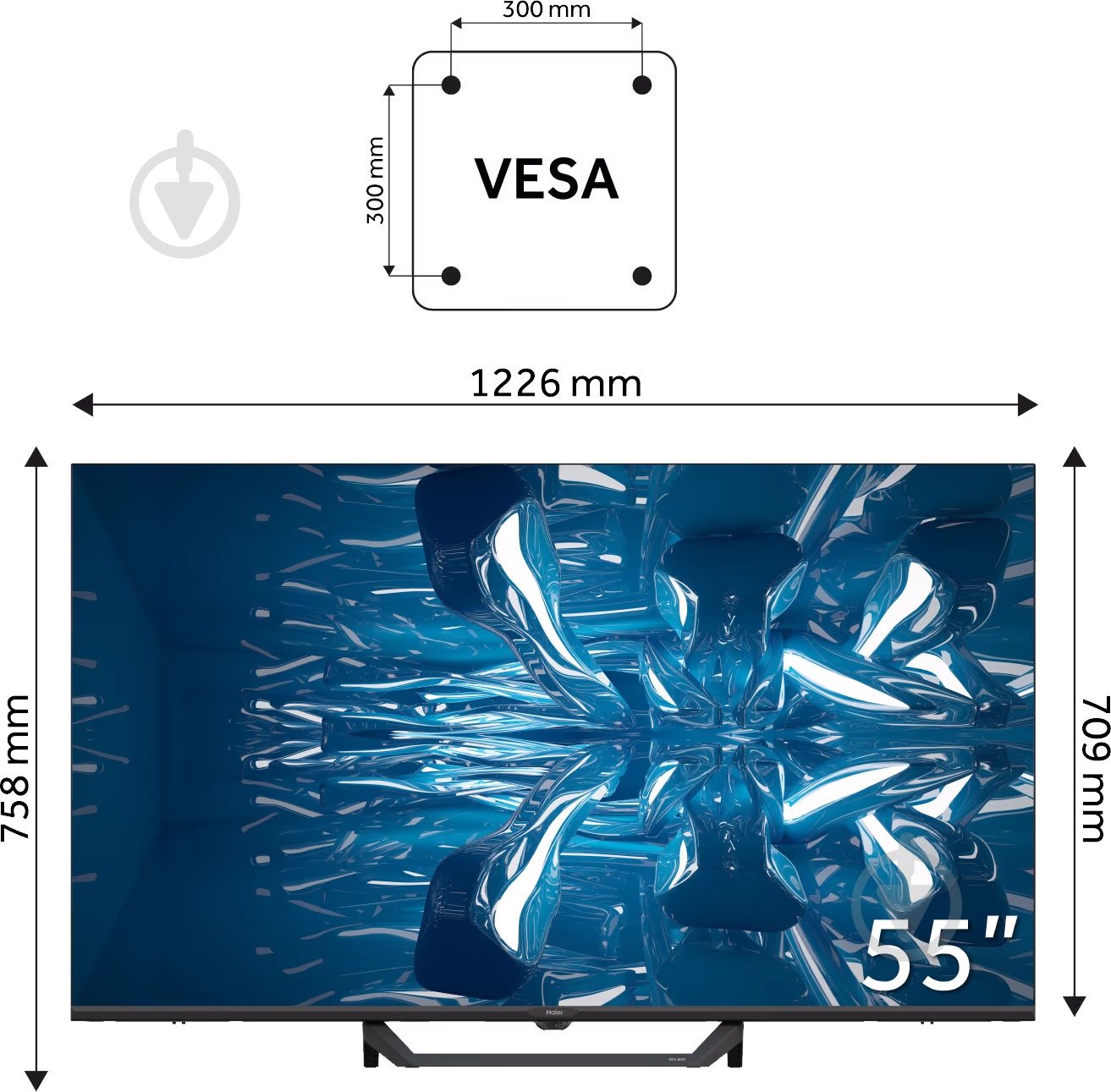 Телевизор Haier H55S80FUX - фото 8