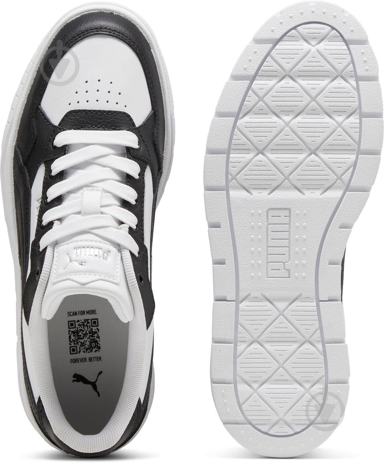 Кросівки жіночі Puma KARMEN II IDOL 39746103 р.41 білі із чорним - фото 6 Кросівки жіночі Puma KARMEN II IDOL 39746103 р.41 білі із чорним - фото 6