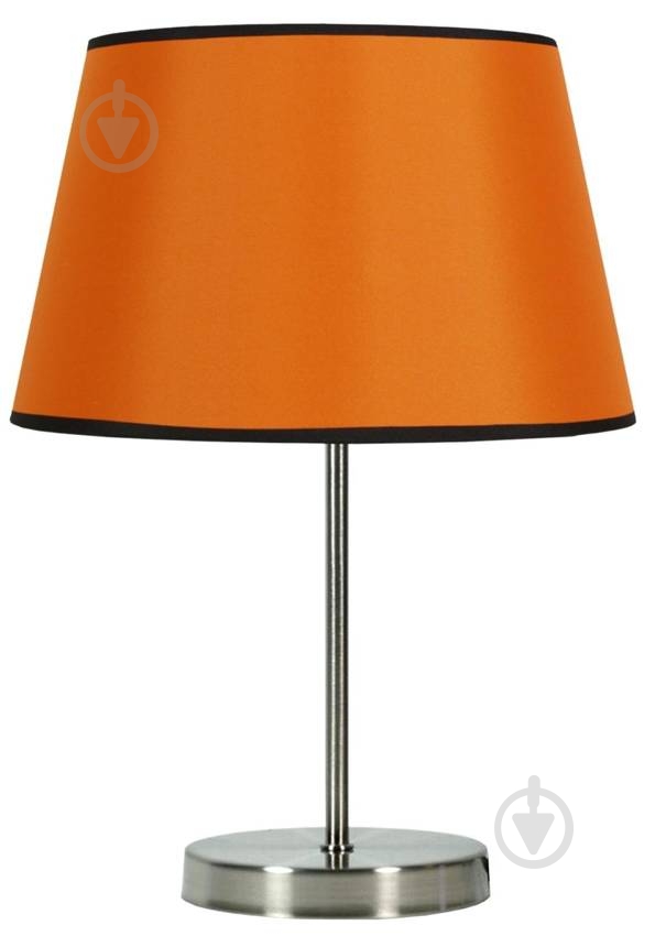 Настольная лампа декоративная Candellux PABLO 1x60 Вт E27 оранжевый/черный/хром 41-34106 - фото 1 Настольная лампа декоративная Candellux PABLO 1x60 Вт E27 оранжевый/черный/хром 41-34106 - фото 1