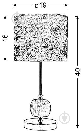 Настольная лампа декоративная Candellux CORT 1x60 Вт E27 зеленый/хром 41-34724 - фото 2 Настольная лампа декоративная Candellux CORT 1x60 Вт E27 зеленый/хром 41-34724 - фото 2
