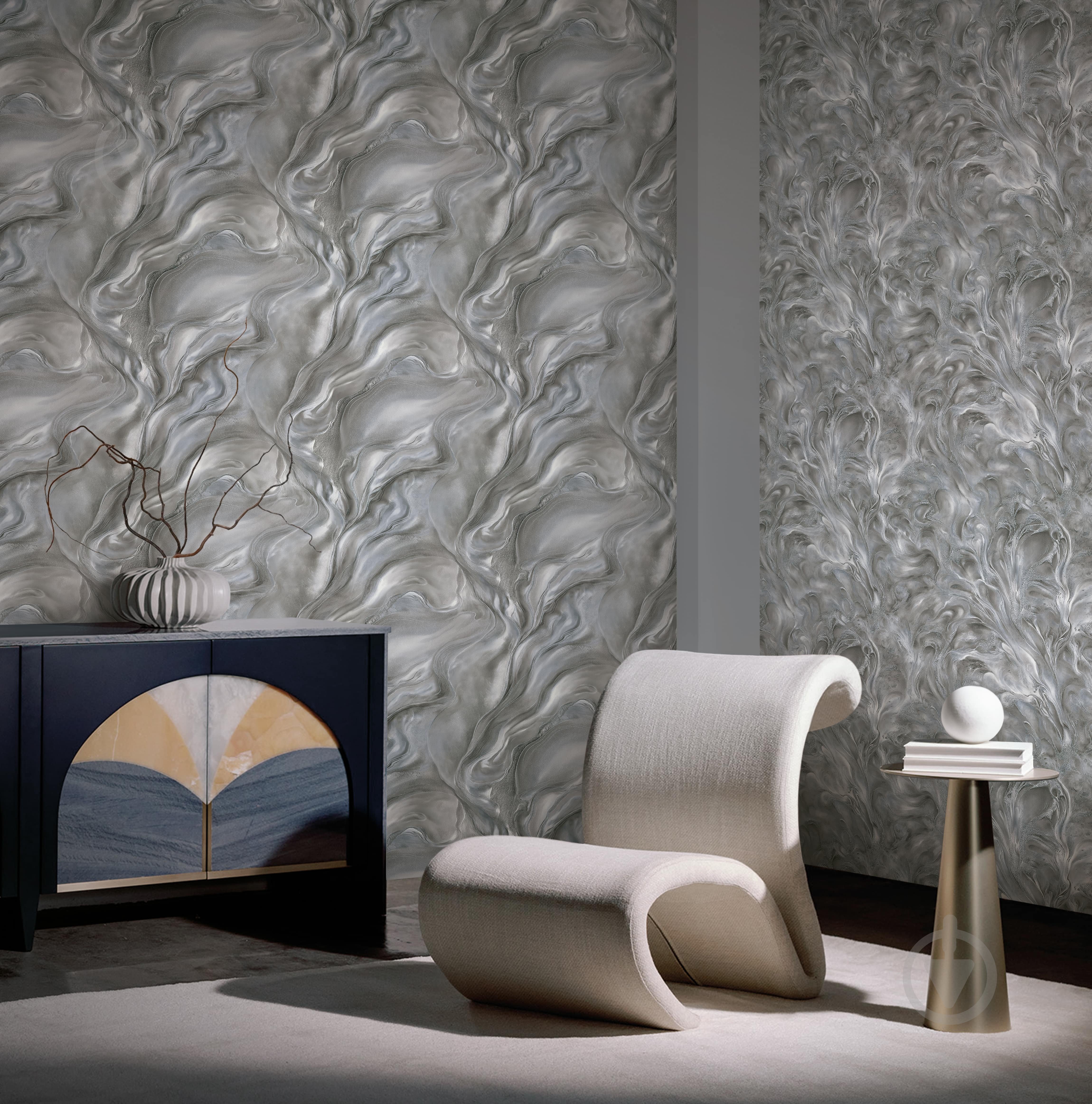 Обои виниловые на флизелиновой основе Славянские обои Le Grand Platinum Окрыление 2 1615-10 1,06x10,05 м - фото 5