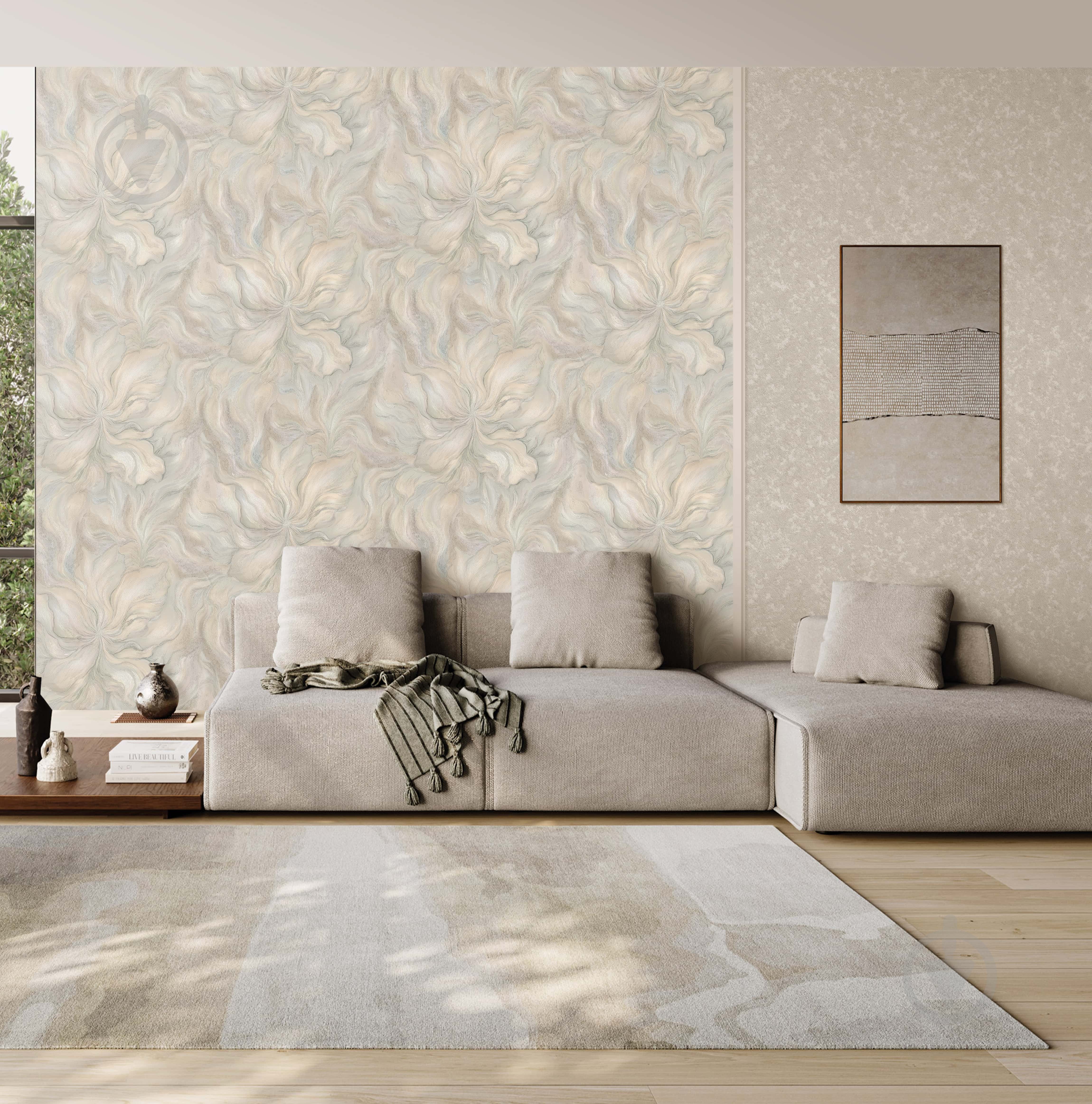 Шпалери вінілові на флізеліновій основі Слов'янські шпалери Le Grand Platinum Лісса 1618-03 1,06x10,05 м - фото 5