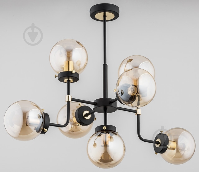 Люстра потолочная ALFA Transformers 40 Вт E14 черный 24847 - фото 2 Люстра потолочная ALFA Transformers 40 Вт E14 черный 24847 - фото 2