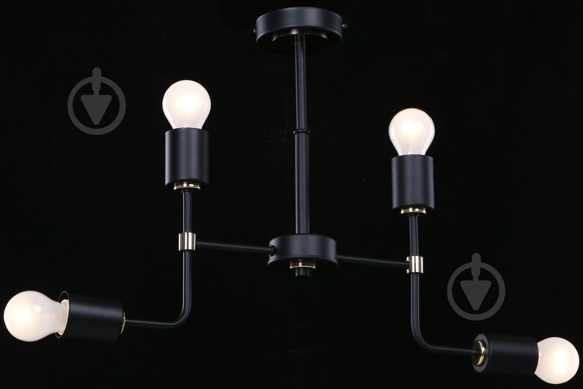 Люстра ALFA Transformers 4x60 Вт E27 черный 24874 - фото 3 Люстра ALFA Transformers 4x60 Вт E27 черный 24874 - фото 3