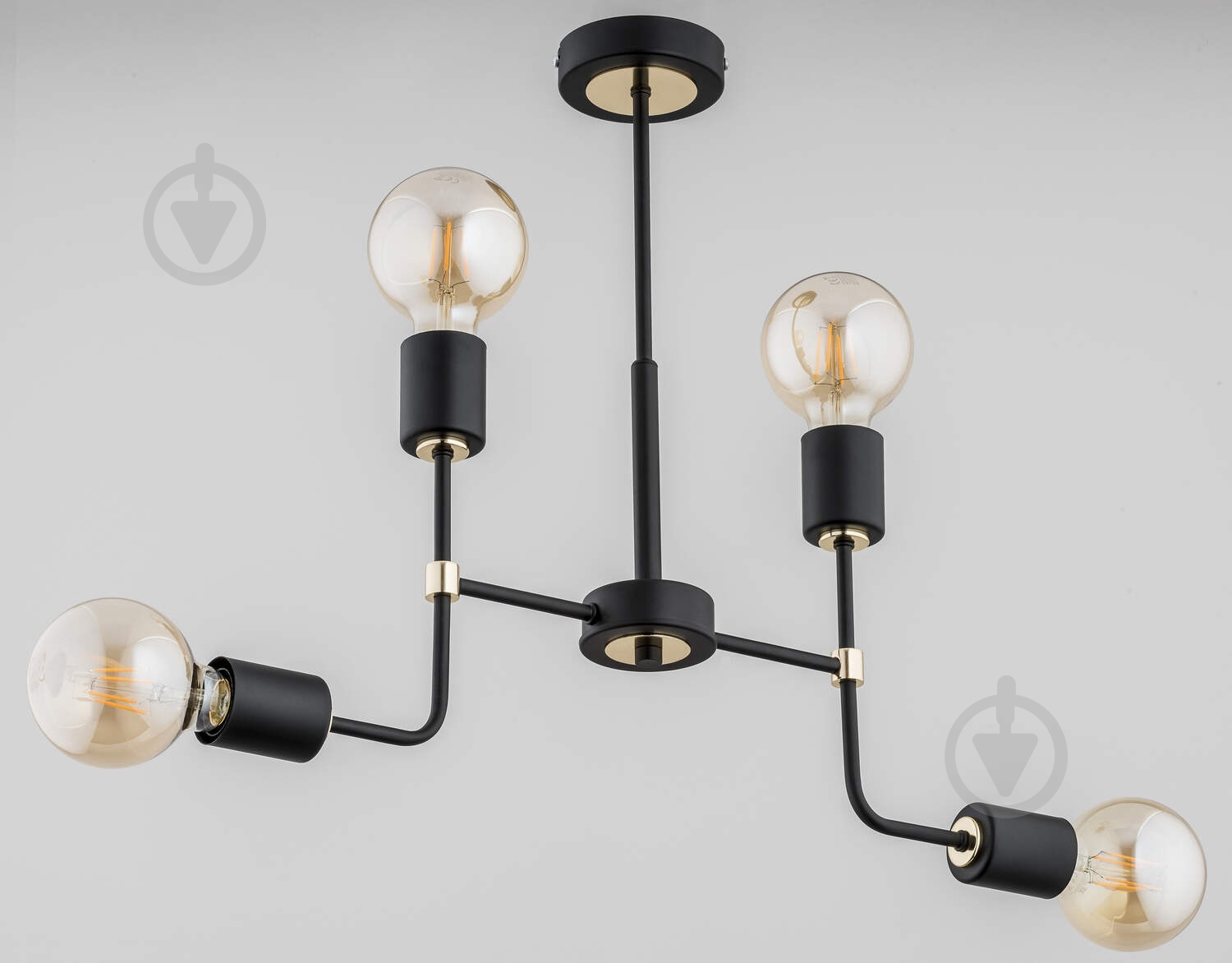 Люстра ALFA Transformers 4x60 Вт E27 черный 24874 - фото 1 Люстра ALFA Transformers 4x60 Вт E27 черный 24874 - фото 1