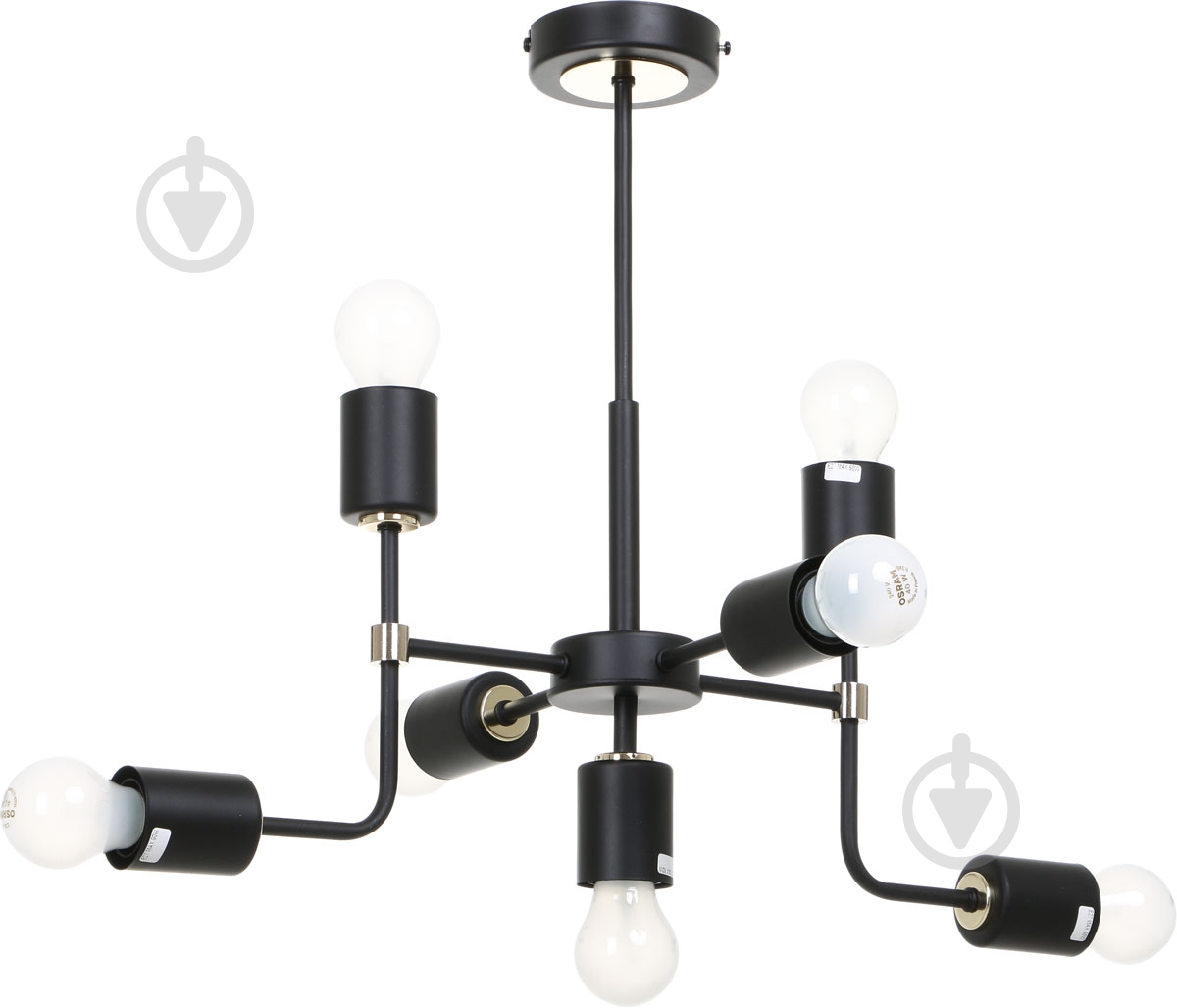 Люстра ALFA Transformers 7x60 Вт E27 черный 24877 - фото 3 Люстра ALFA Transformers 7x60 Вт E27 черный 24877 - фото 3
