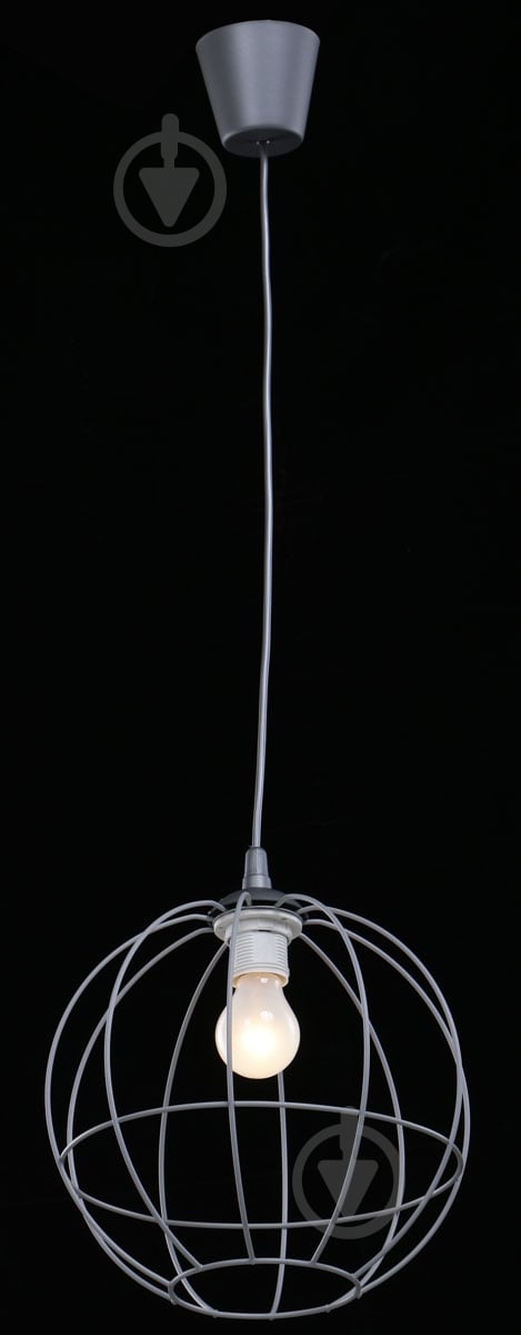 Подвес TK Lighting Cosmo 1x60 Вт E27 серый 2689 - фото 2