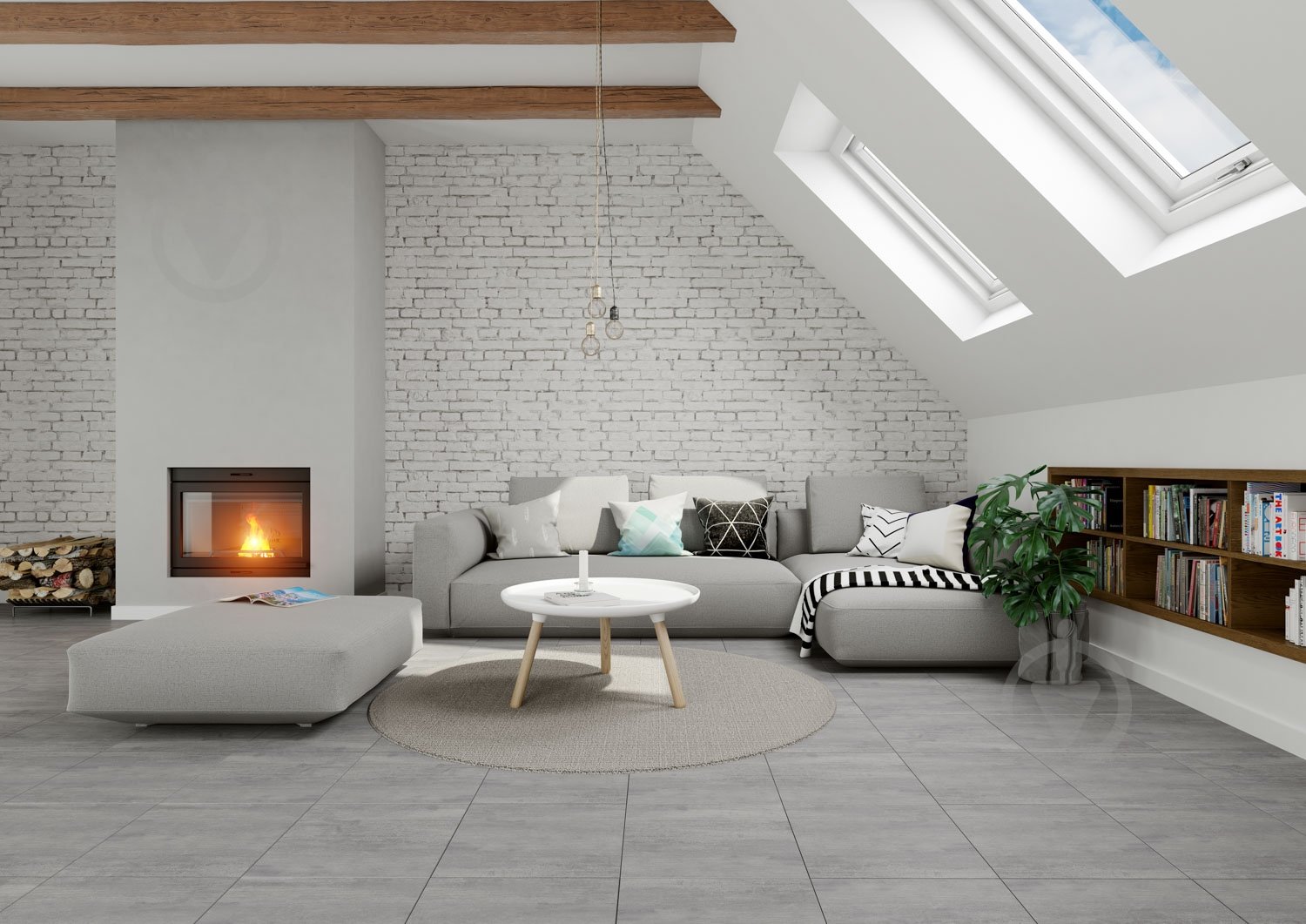 Плитка Cersanit Desto grey G412 42x42 см - фото 3