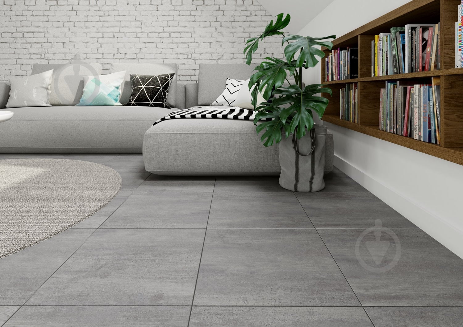 Плитка Cersanit Desto graphite G412 42x42 см - фото 2