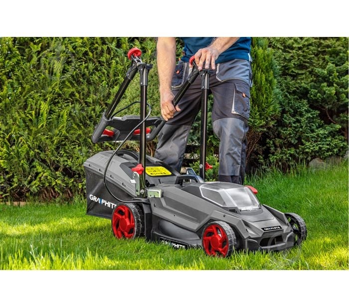 Газонокосилка аккумуляторная GRAPHITE 58G033 - фото 6 Газонокосилка аккумуляторная GRAPHITE 58G033 - фото 6