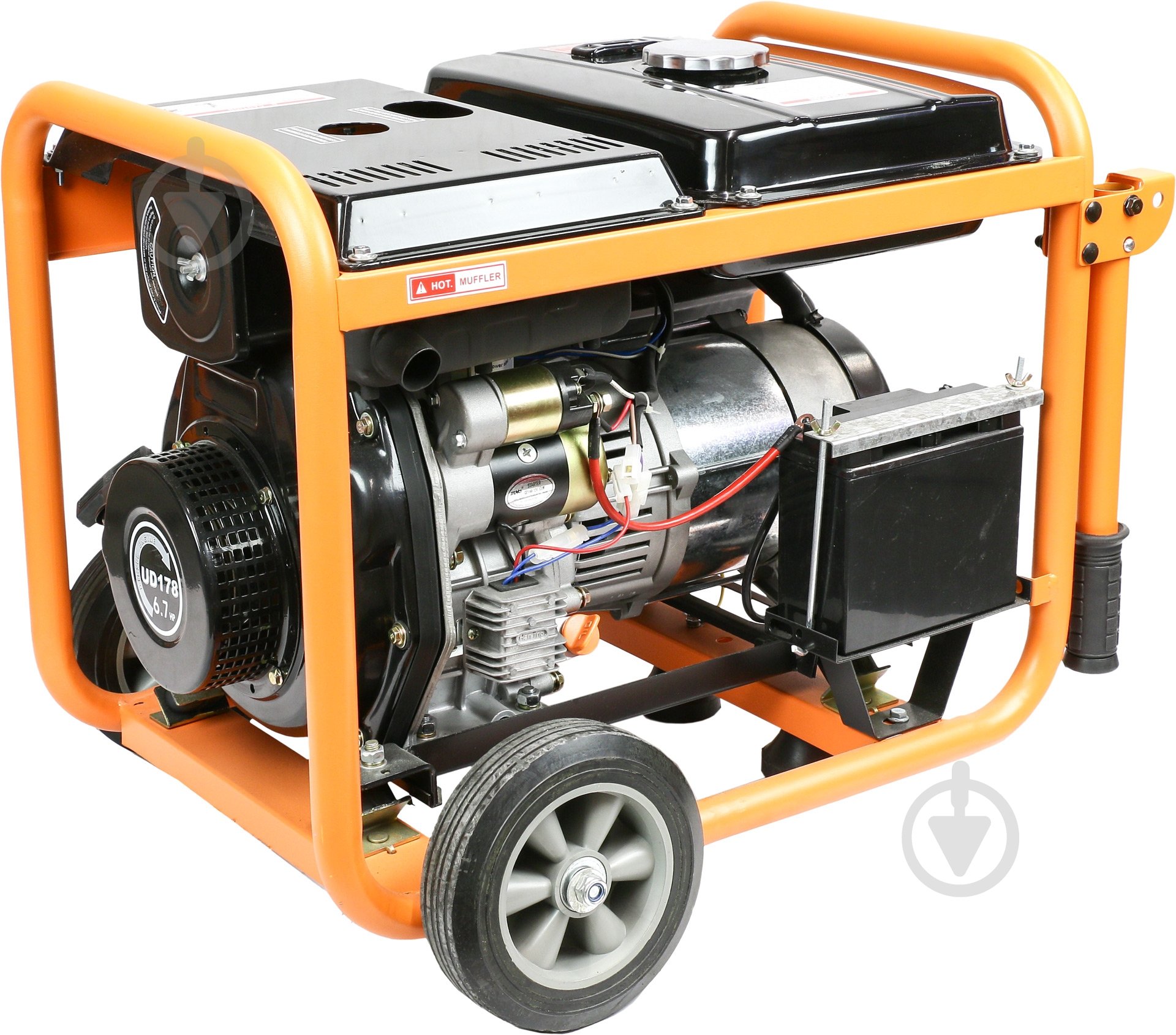 Генератор дизельный NIK 3 кВт / 3,3 кВт 220 В DG3300E - фото 3