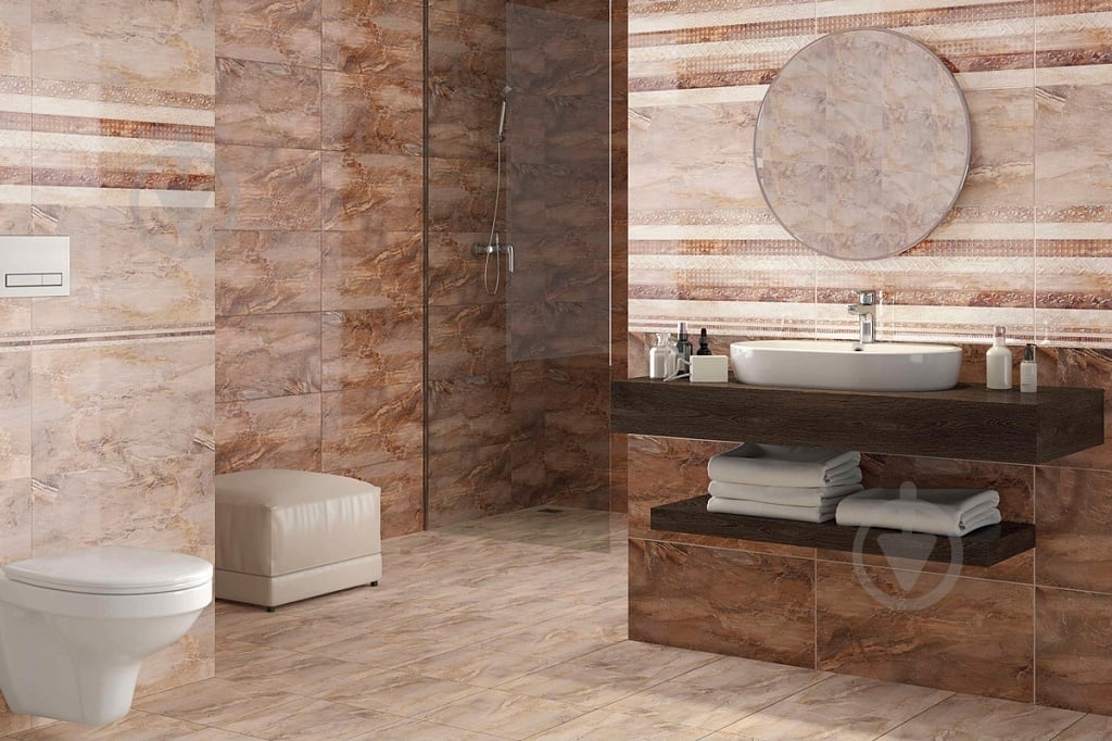 Плитка Cersanit Elega brown 29,7x60 см - фото 3