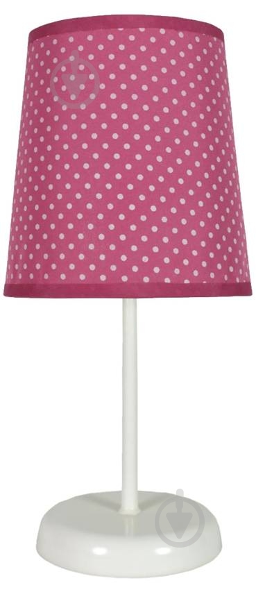 Настольная лампа декоративная Candellux GALA 1x230 Вт E14 розовый/белый 41-98279 - фото 1