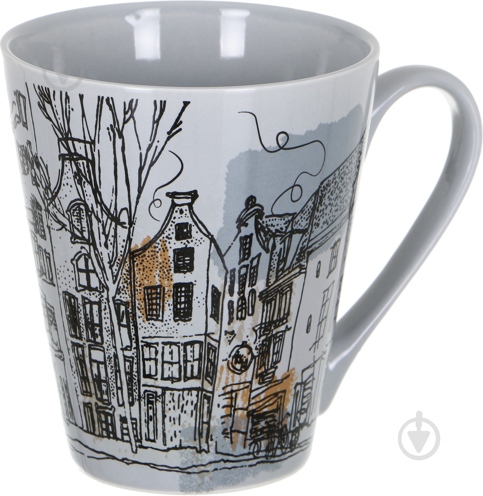 Чашка Fiora Home Gray 330 мл - фото 1 Чашка Fiora Home Gray 330 мл - фото 1