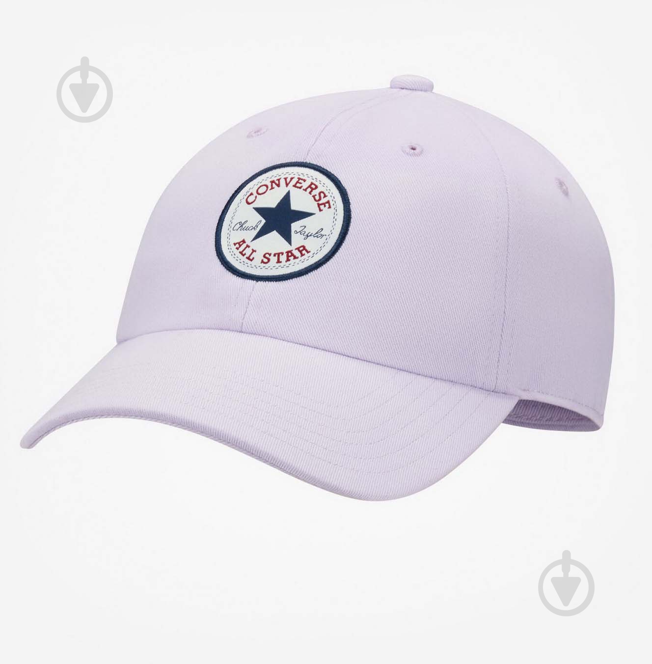 Кепка Converse CHUCK TAYLOR ALL STAR PATCH BASEBALL HAT 10022134-533 OSFA белый - фото 1
