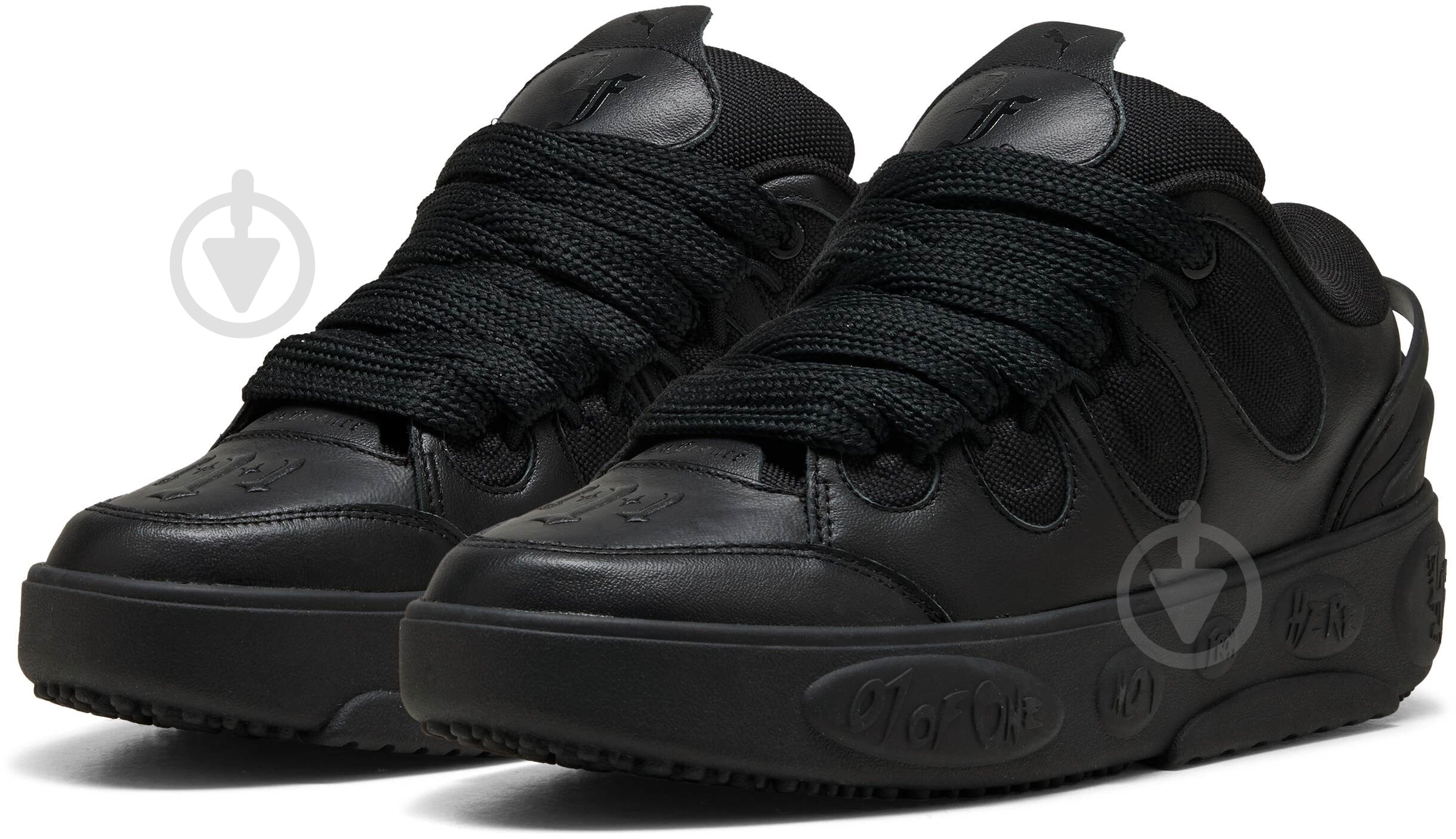 #23-3133らむね ᐉ Кросівки чоловічі Puma La France 3x Black 31308101 р.44,5 чорні