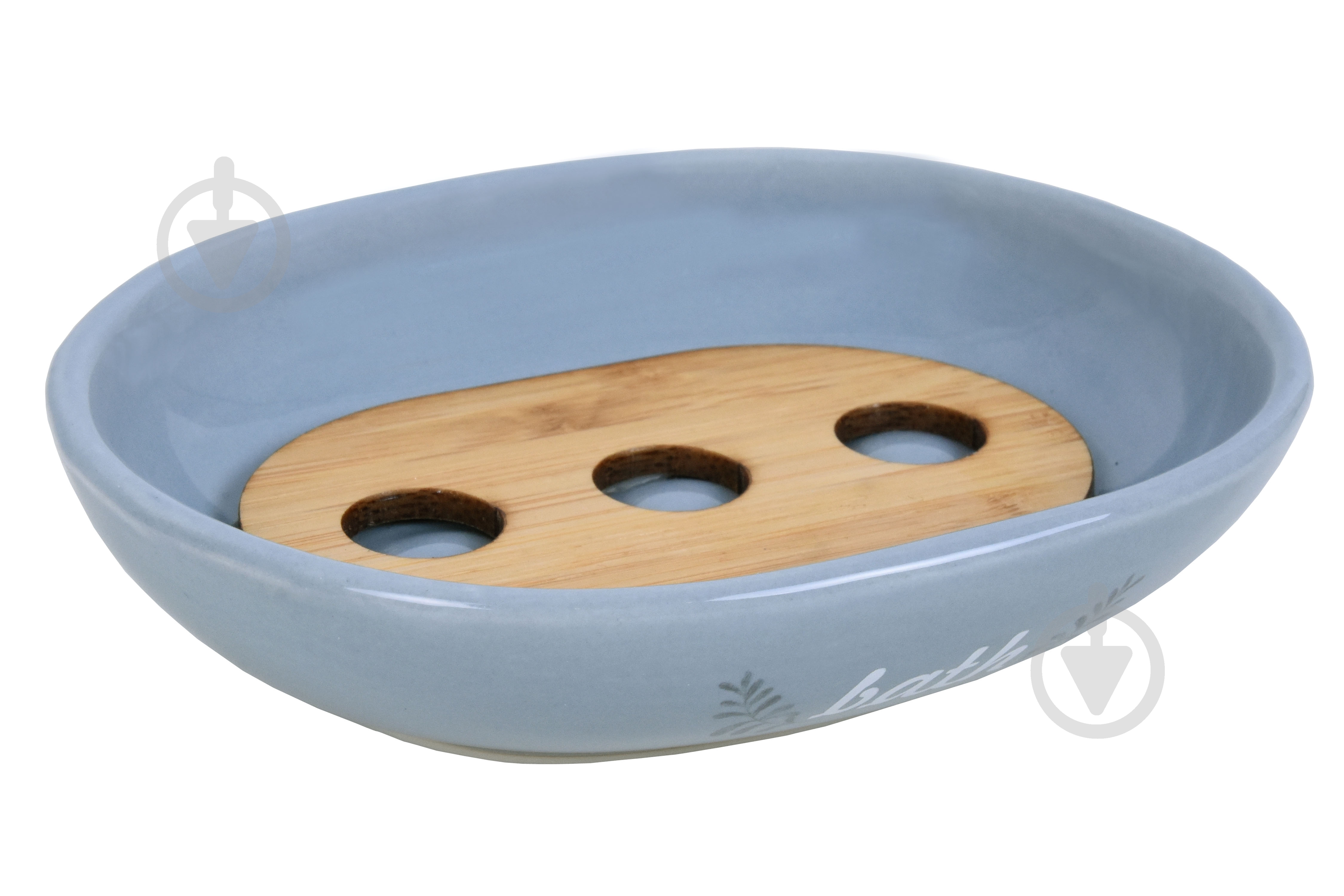 Мыльница Bisk 05597 FOLIO серая - фото 1 Мыльница Bisk 05597 FOLIO серая - фото 1