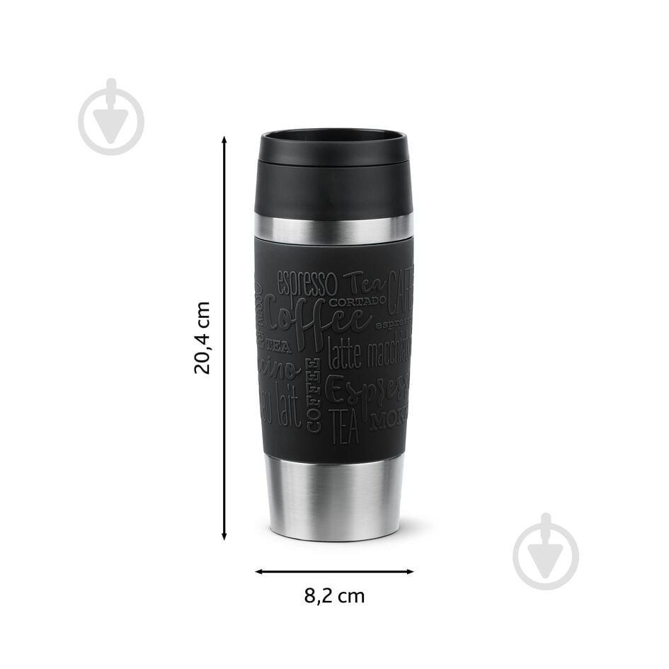 Термочашка Tefal Travel Mug Classic 0.36 л Черный N2020210 - фото 9