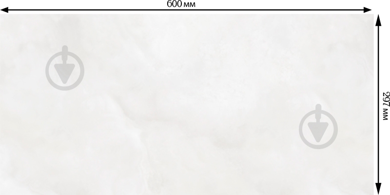 Плитка Opoczno Карли белая 29,7x60 - фото 3