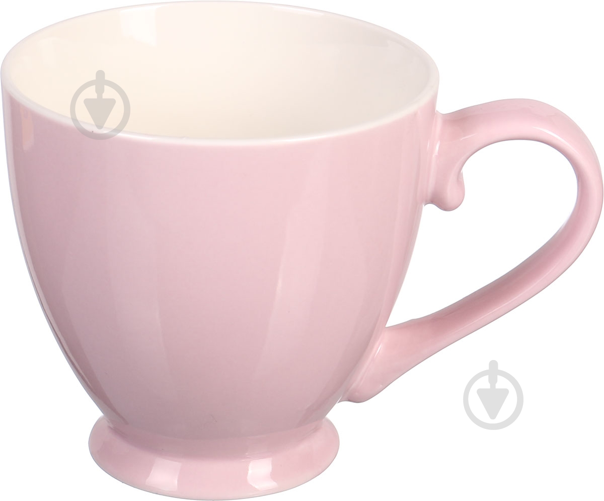 Чашка Fiora на ножке Nice Pink 400 мл - фото 1