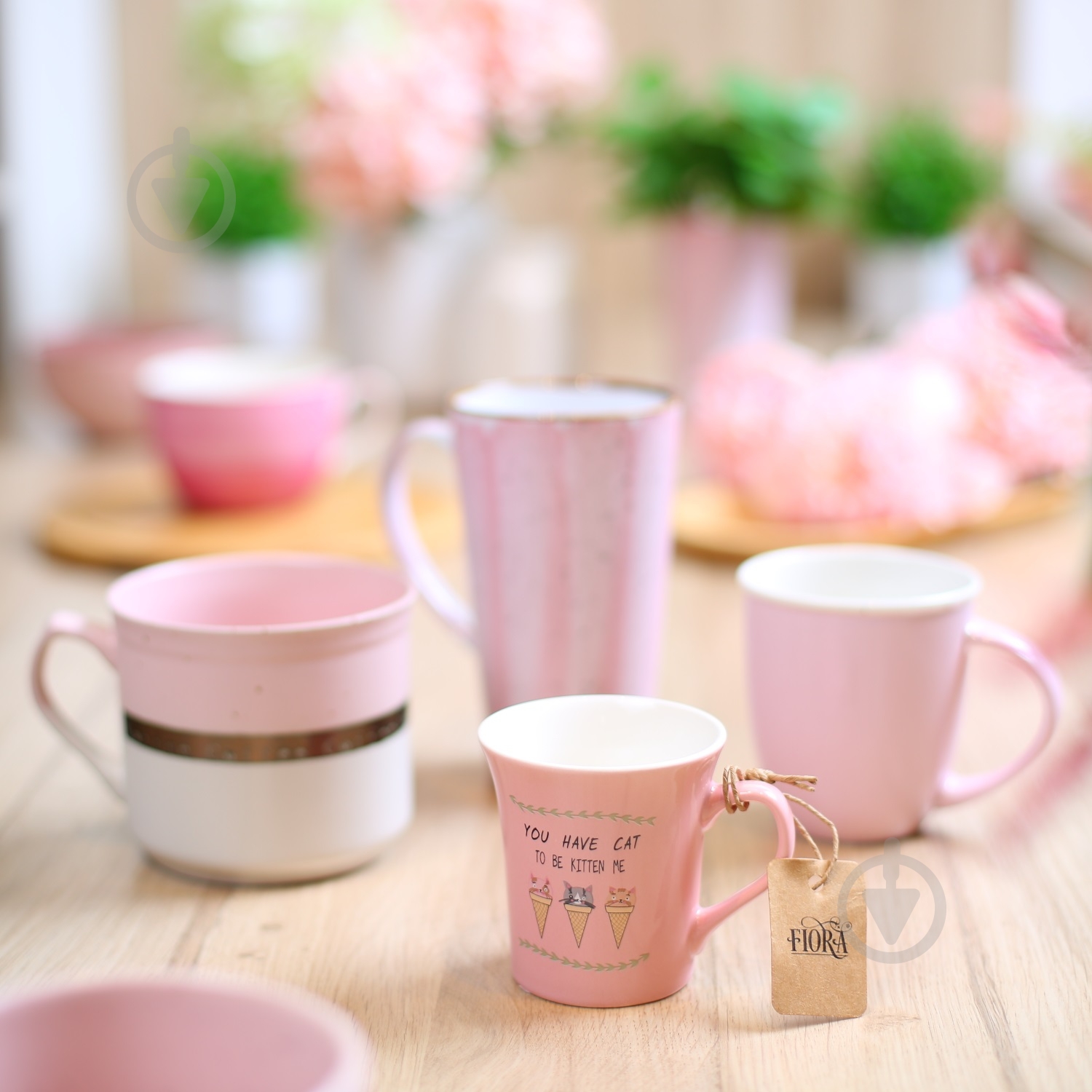 Чашка с крышкой Fiora Snug Pink 370 мл - фото 2
