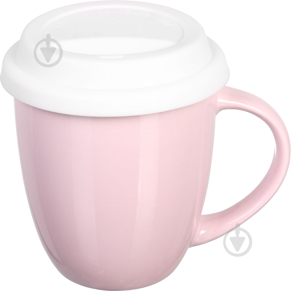 Чашка с крышкой Fiora Snug Pink 370 мл - фото 1