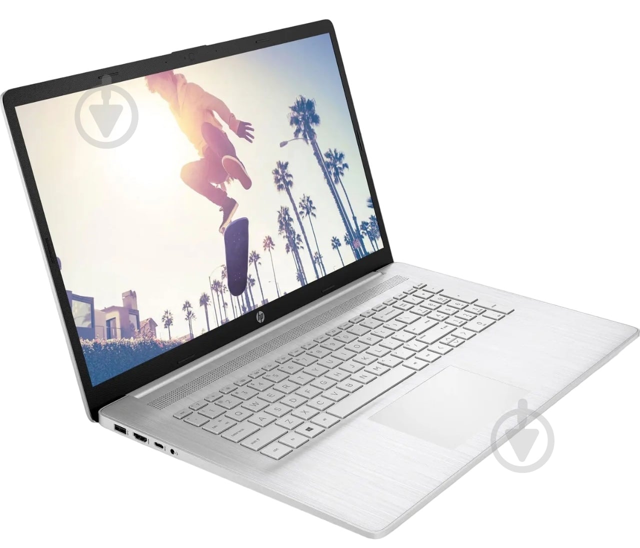 Ноутбук HP Laptop 17-cp3019ua 17,3" (CS8E6EA) natural silver - фото 2