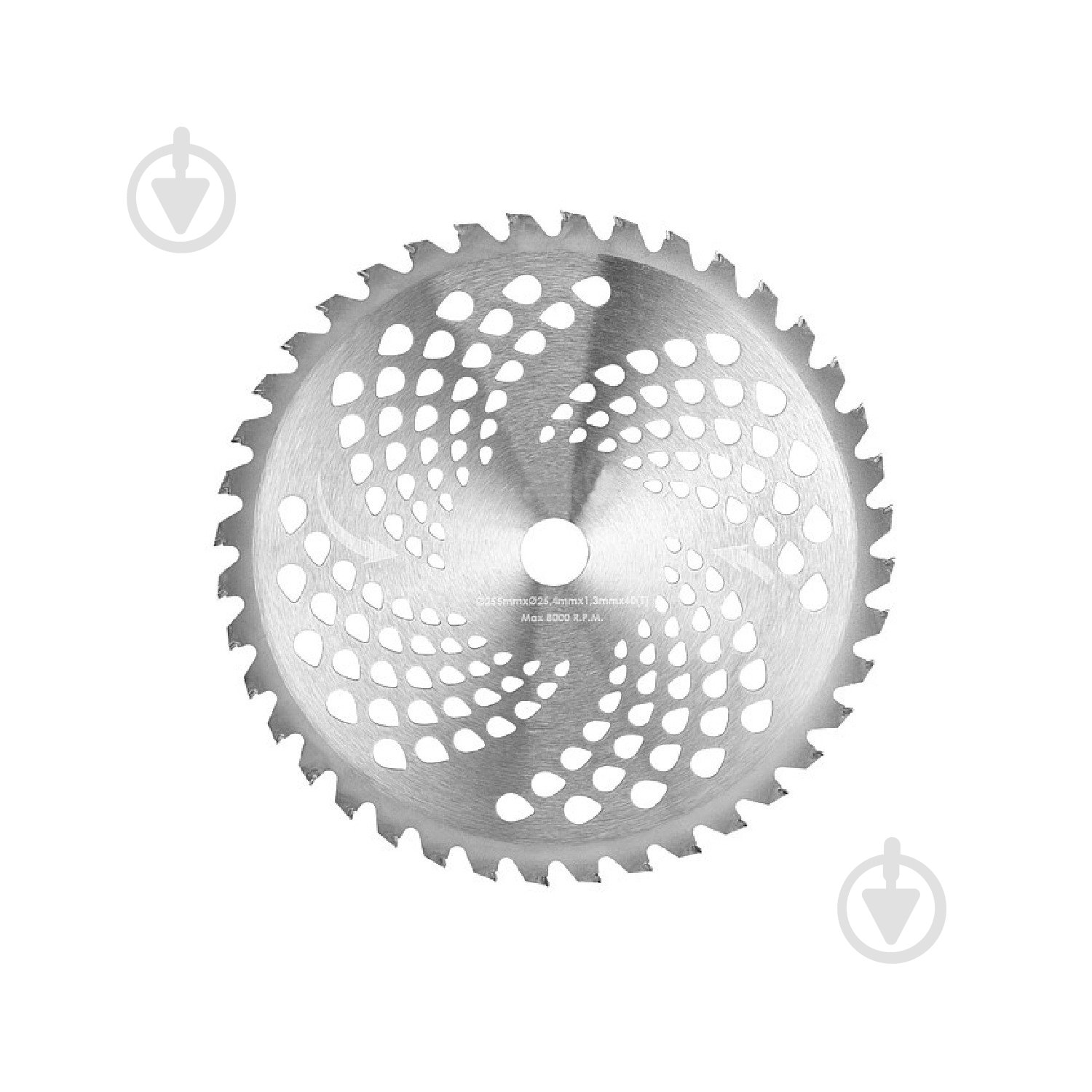 Диск для тримера Sturmax твердосплавний BTAM001 Ø255x25,4 мм - фото 1 Диск для тримера Sturmax твердосплавний BTAM001 Ø255x25,4 мм - фото 1