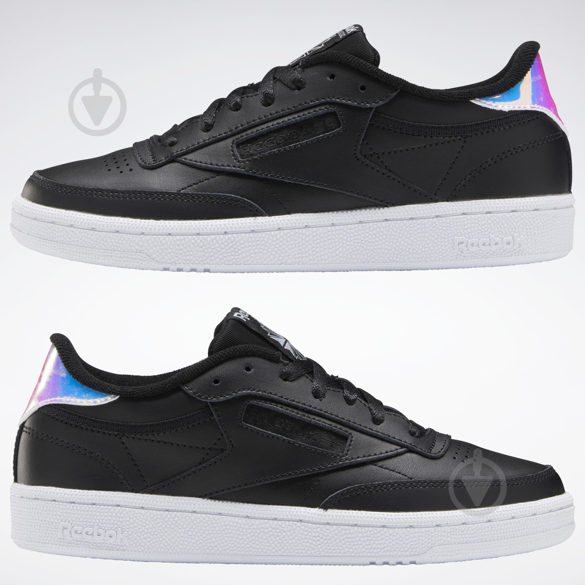Кроссовки женские зимние Reebok CLUB C 85 FW6174 р.36 черные - фото 10