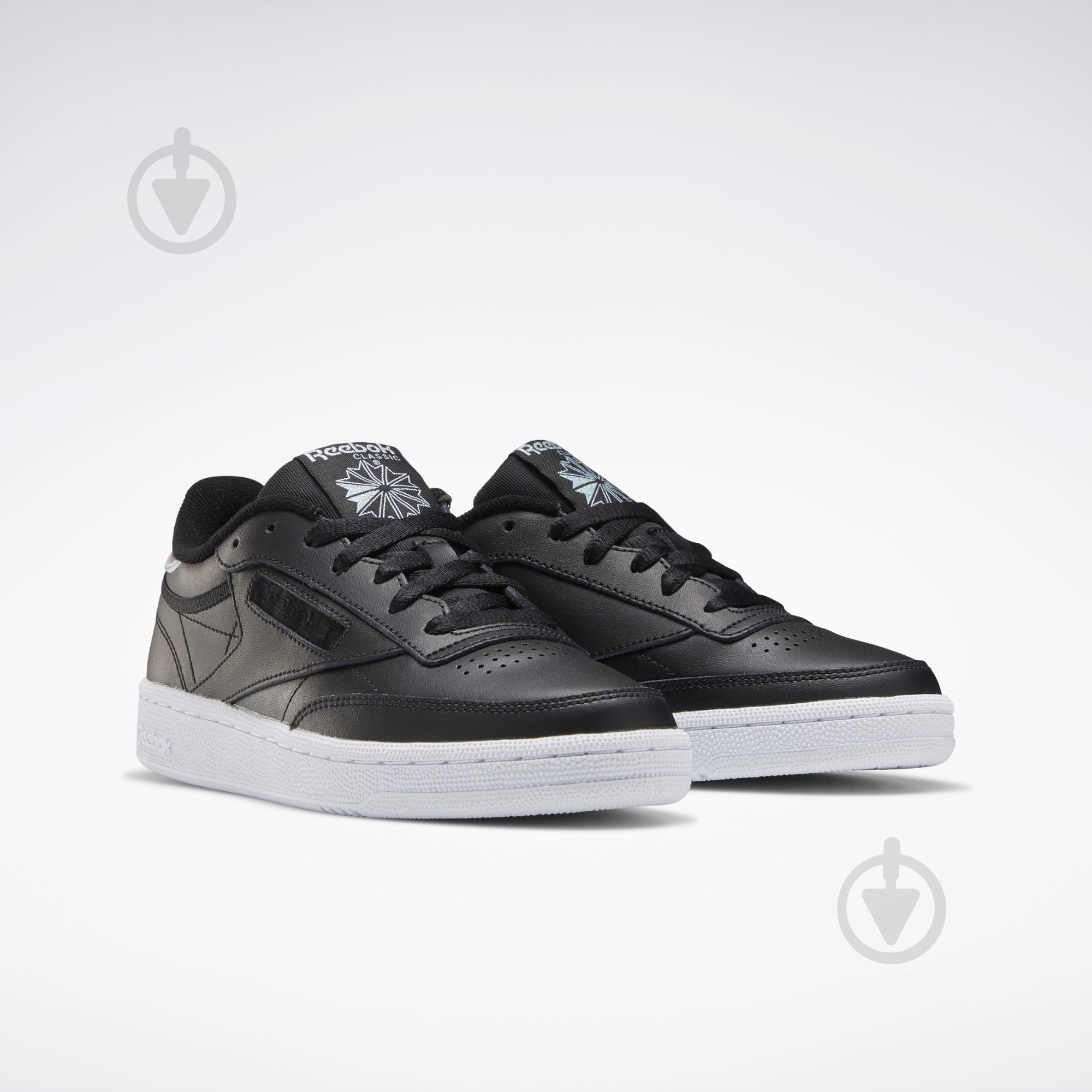 Кроссовки женские зимние Reebok CLUB C 85 FW6174 р.36 черные - фото 3