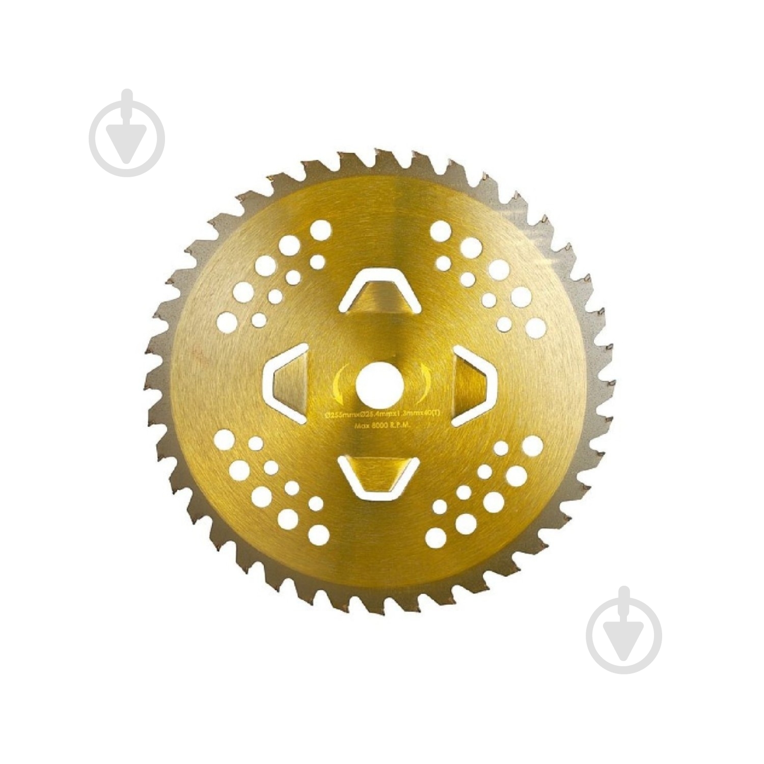 Диск для тримера Sturmax твердосплавний BTAM002 Ø255x25,4 мм 40 зубів - фото 1 Диск для тримера Sturmax твердосплавний BTAM002 Ø255x25,4 мм 40 зубів - фото 1