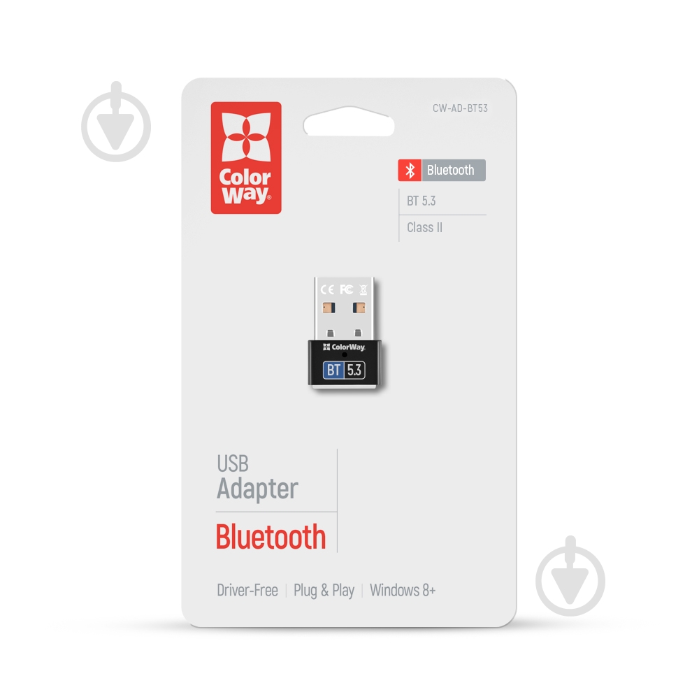 ColorWay Bluetooth BT 5.3 (CW-AD-BT53) - фото 1 ColorWay Bluetooth BT 5.3 (CW-AD-BT53) - фото 1