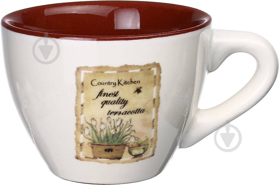 Чашка с блюдцем Bella Vita LY314 Flowerpot 250 мл - фото 2