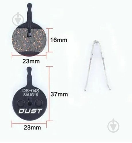 Колодки тормозные DUST DS-04S - фото 1 Колодки тормозные DUST DS-04S - фото 1