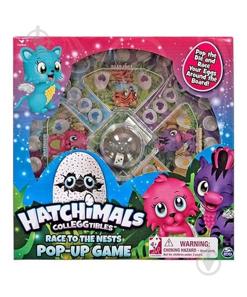 Игра настольная с кнопкой Spin Master Hatchimals SM98282/6044182 - фото 1 Игра настольная с кнопкой Spin Master Hatchimals SM98282/6044182 - фото 1