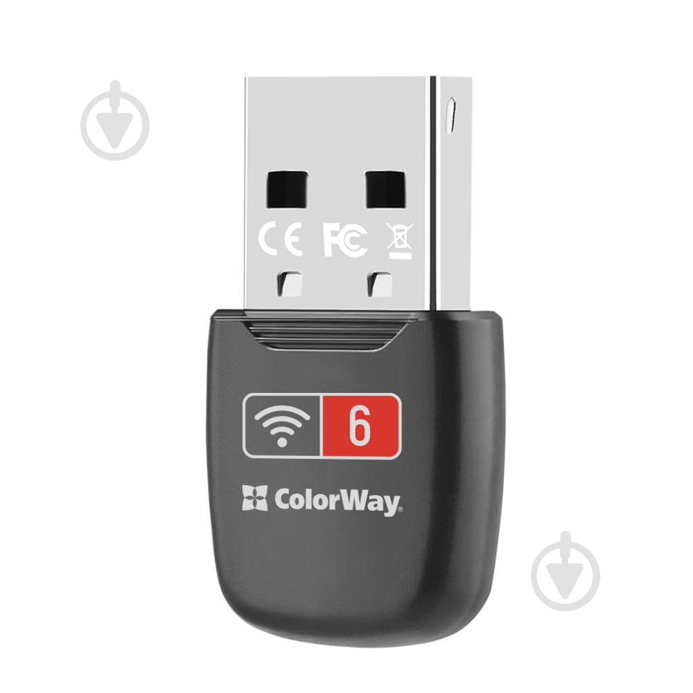 Wi-Fi-адаптер ColorWay Wi-Fi 6 286 Мбит/с (CW-AD-W1) черный - фото 5 Wi-Fi-адаптер ColorWay Wi-Fi 6 286 Мбит/с (CW-AD-W1) черный - фото 5