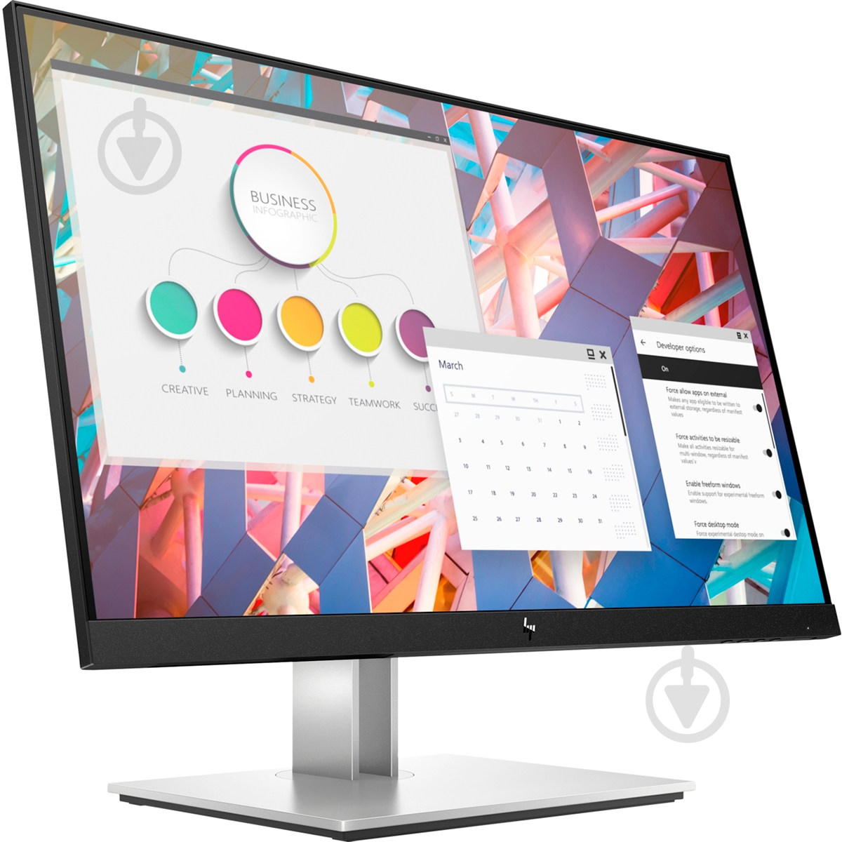 Монітор HP E24 G4 24" (9VF99A3) - фото 2